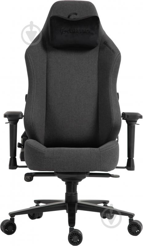 Крісло ігрове GamePro GC775DG Dark grey fabric сірий - фото 1