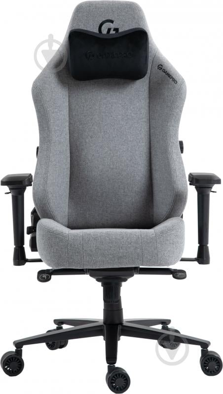 Кресло игровое GamePro GC775G Grey fabric серый - фото 1 Кресло игровое GamePro GC775G Grey fabric серый - фото 1