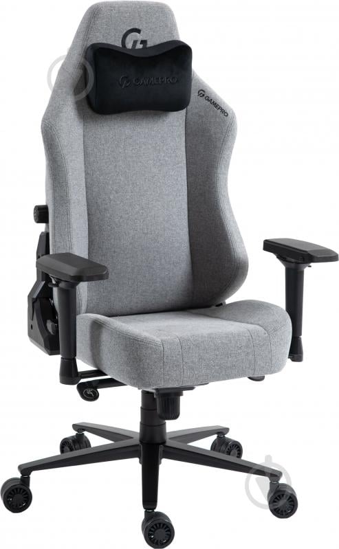 Кресло игровое GamePro GC775G Grey fabric серый - фото 2 Кресло игровое GamePro GC775G Grey fabric серый - фото 2