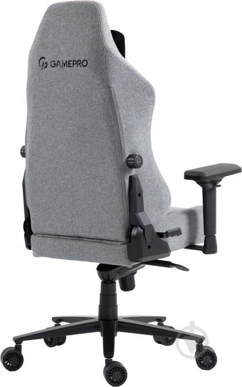 Кресло игровое GamePro GC775G Grey fabric серый - фото 4 Кресло игровое GamePro GC775G Grey fabric серый - фото 4