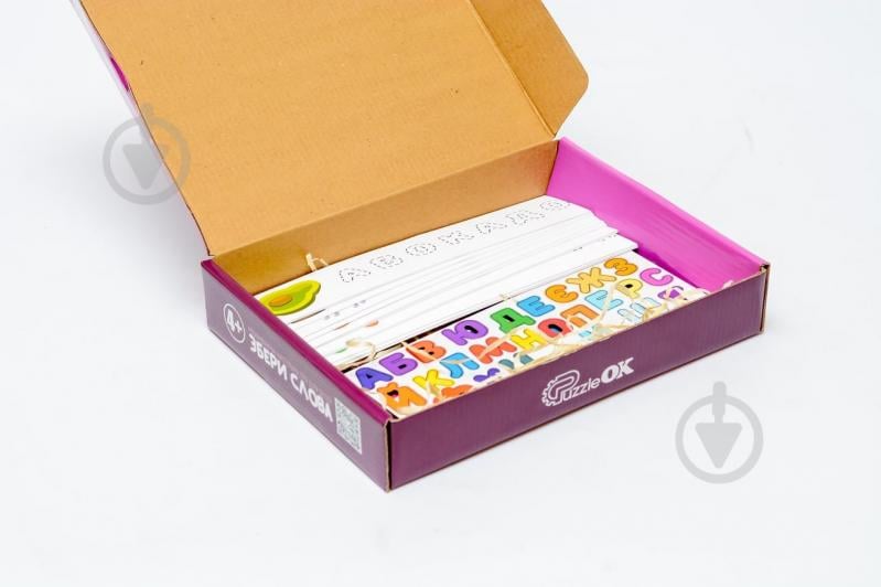 Игра деревянная PuzzleOk Збери слова Puz-22928 - фото 4