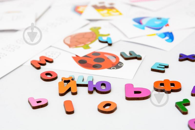 Игра деревянная PuzzleOk Збери слова Puz-22928 - фото 3