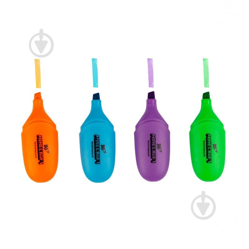 Маркер текстовый YES Minecraft 4 шт. мульти 391095 - фото 4 Маркер текстовый YES Minecraft 4 шт. мульти 391095 - фото 4