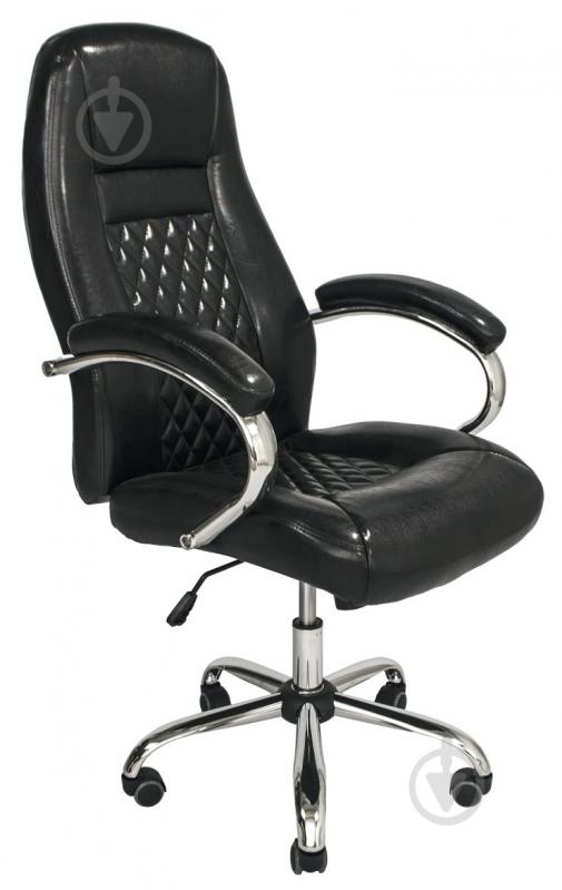 Кресло Richman Флоренция Хром глянец черный - фото 1