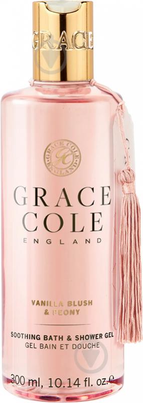 Гель для душу GRACE COLE Vanilla Blush & Peony 300 мл - фото 1