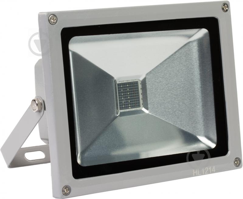 Прожектор Jazzway JAZZway PFL-20W/RGB-RC/GR LED 20 Вт IP65 серый 1005908 - фото 2