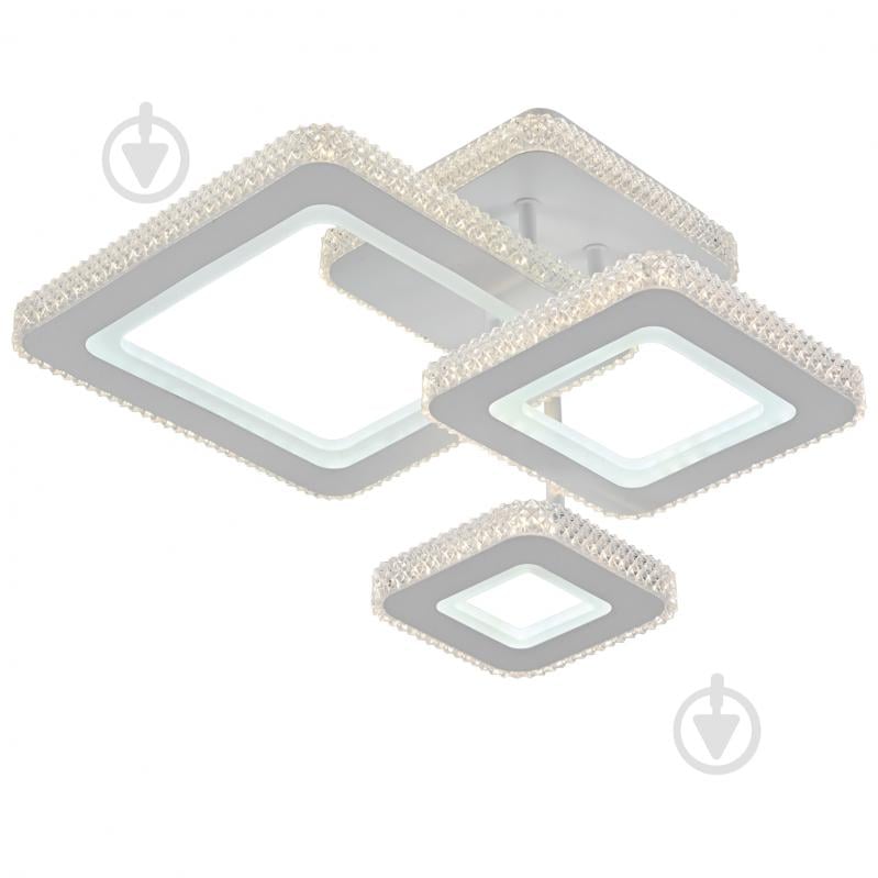 Люстра потолочная Victoria Lighting LED с пультом 80 Вт без цоколя белый Dinner/PL3 white - фото 1