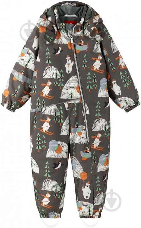 Костюм зимний Tutta by Reima 6100003A-1721 коричневый р.80 6100003A-1721 - фото 1 Костюм зимний Tutta by Reima 6100003A-1721 коричневый р.80 6100003A-1721 - фото 1