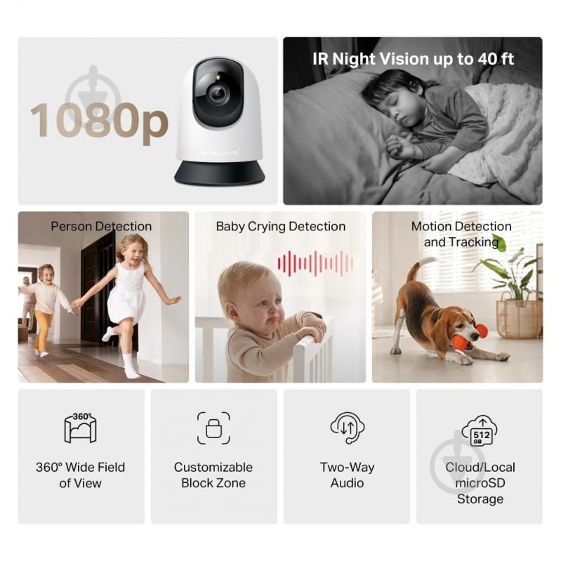 IP-камера Mercusys MC200 FHD N300 - фото 4