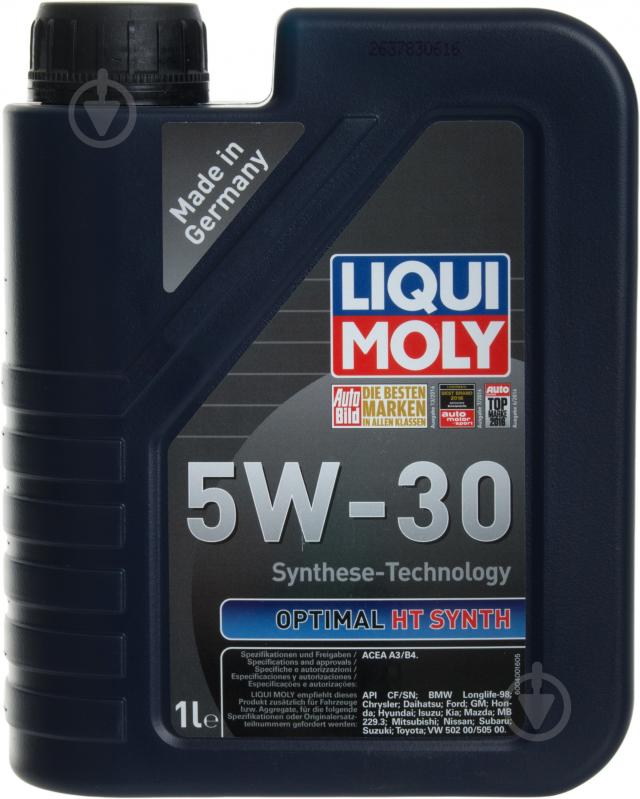 Моторное масло Liqui Moly Optimal HT Synth 5W-30 1 л (39000) - фото 1