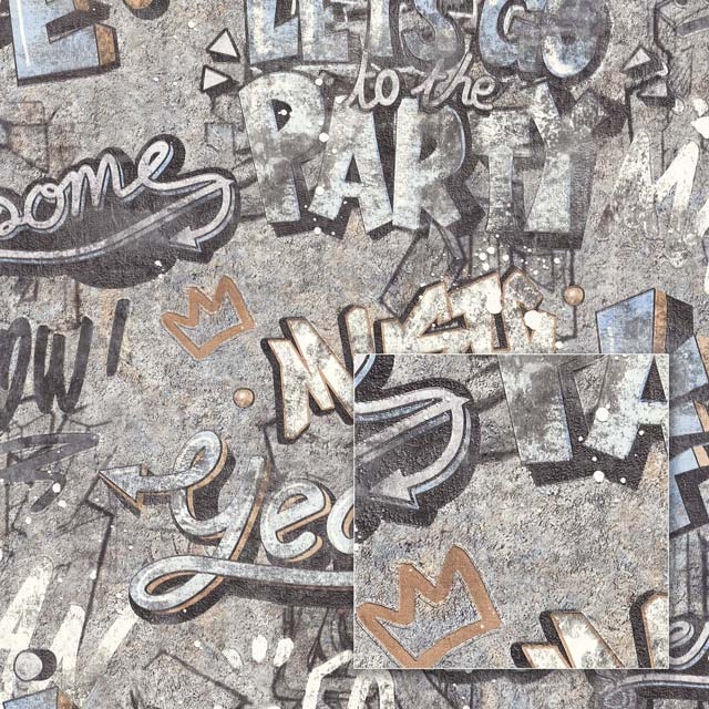 Обои из вспененного винила Sintra Decoration GRAFFITIS 403822 0,53x10,05 м - фото 1 Обои из вспененного винила Sintra Decoration GRAFFITIS 403822 0,53x10,05 м - фото 1