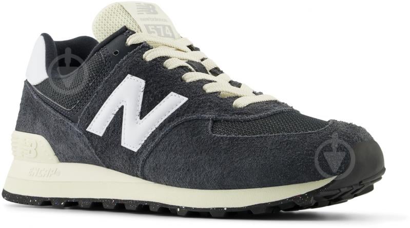 Кроссовки мужские демисезонные New Balance 574 U574RBH р.45 черные - фото 3