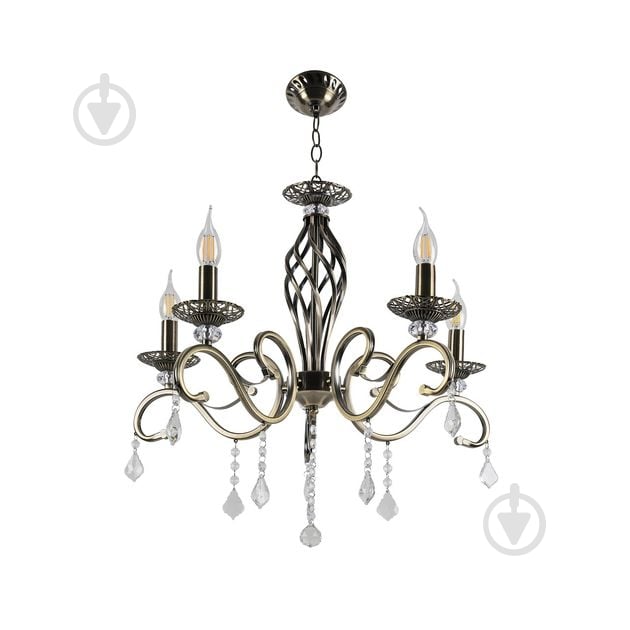 Люстра подвесная Sirius B N1208/4 4x660 Вт E14 античная бронза 1208/4 - фото 1