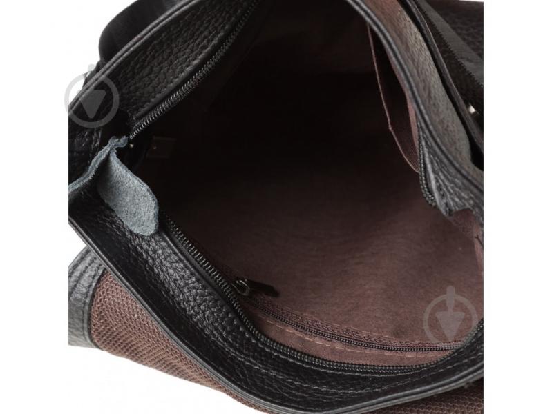 Сумка-мессенджер мужская Tiding Bag M38-8146A коричневый - фото 4