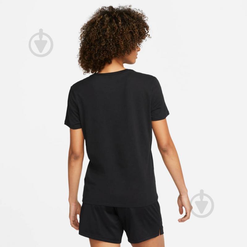 Футболка Nike W NK DF TEE SWOOSH FD2884-010 р.2XL черный - фото 2