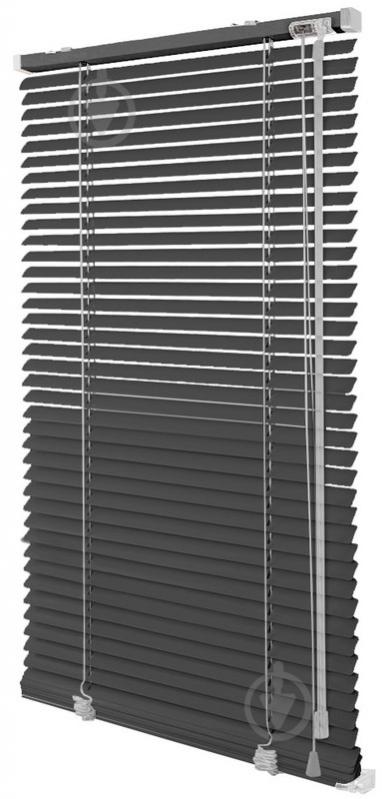 Жалюзі Rollotex алюмінієві горизонтальні з фіксацією 104х220 см антрацит матові - фото 1 Жалюзі Rollotex алюмінієві горизонтальні з фіксацією 104х220 см антрацит матові - фото 1