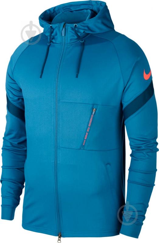 Джемпер Nike M NK DRY STRKE TRK JKT HD K NG CD0572-457 р. L темно-синий - фото 1