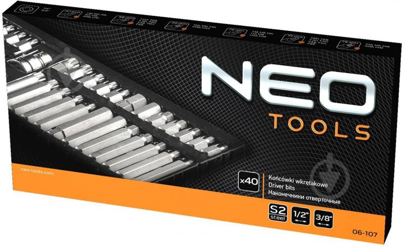 Набор насадок NEO tools 40 шт. 06-107 - фото 3