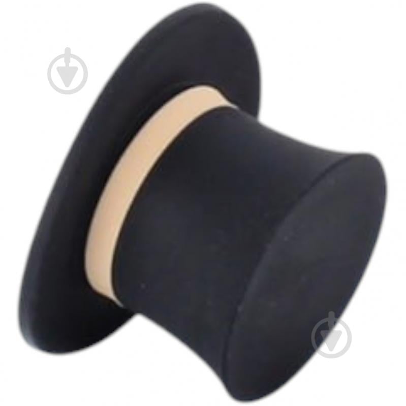 Пробка для винної пляшки UP! (Underprice) чорний із зеленим 6х6х3,3 см силікон - фото 2