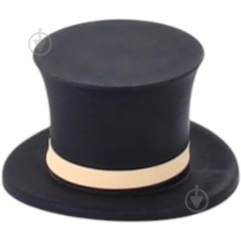 Пробка для винної пляшки UP! (Underprice) чорний із зеленим 6х6х3,3 см силікон - фото 1