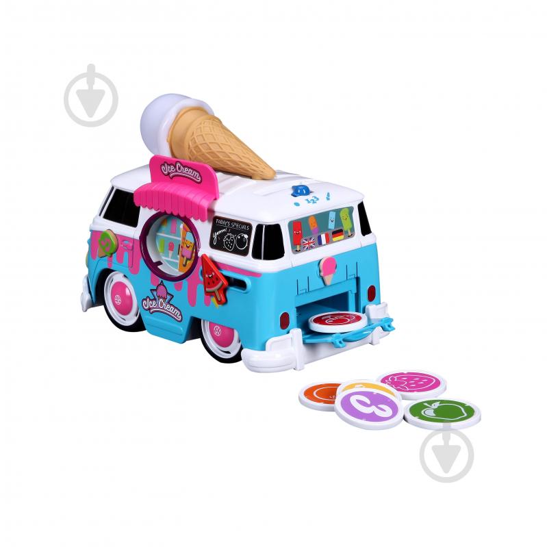 Машинка Bb Junior Magic Ice Cream Bus VW Samba Bus в асортименті 16-88610 - фото 3