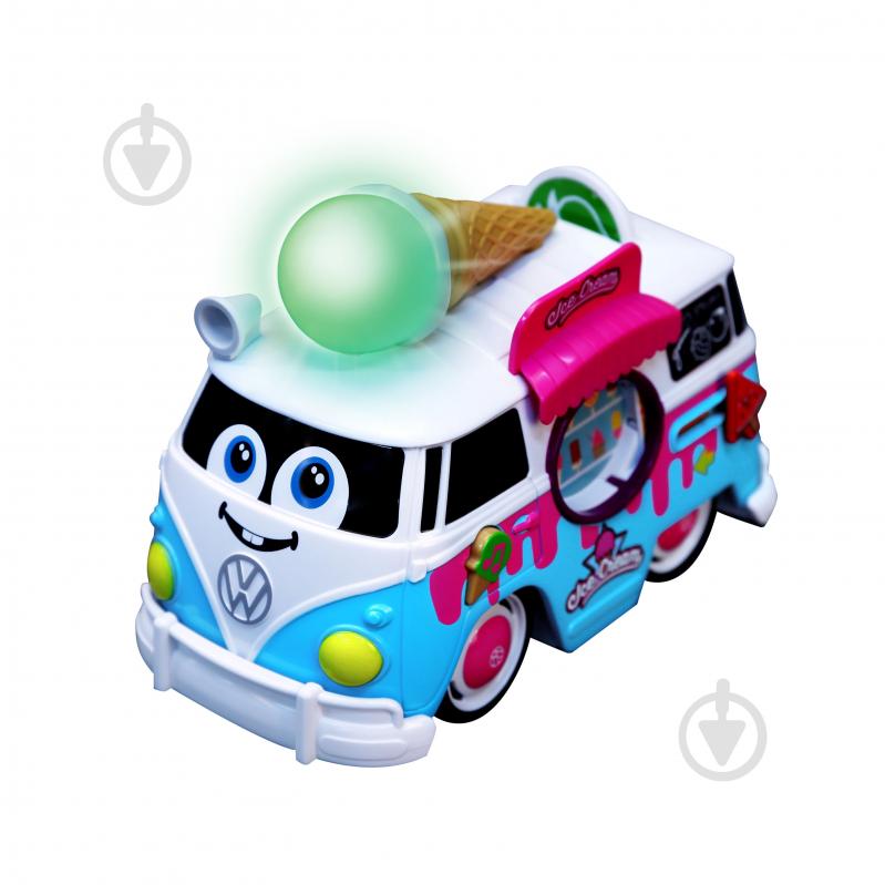 Машинка Bb Junior Magic Ice Cream Bus VW Samba Bus в асортименті 16-88610 - фото 1