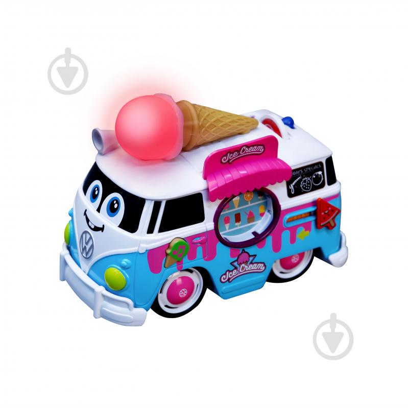 Машинка Bb Junior Magic Ice Cream Bus VW Samba Bus в асортименті 16-88610 - фото 2