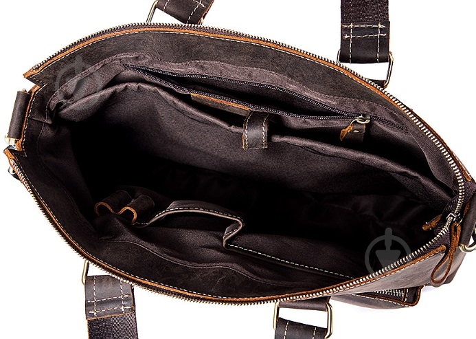 Сумка мужская Tiding Bag 7264R коричневый - фото 5 Сумка мужская Tiding Bag 7264R коричневый - фото 5