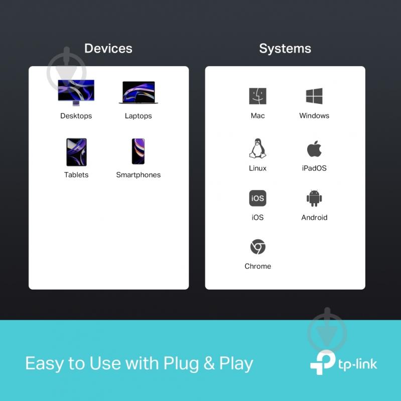 USB-хаб TP-Link USB Type-C 6-в-1 (UH6120C) - фото 11 USB-хаб TP-Link USB Type-C 6-в-1 (UH6120C) - фото 11