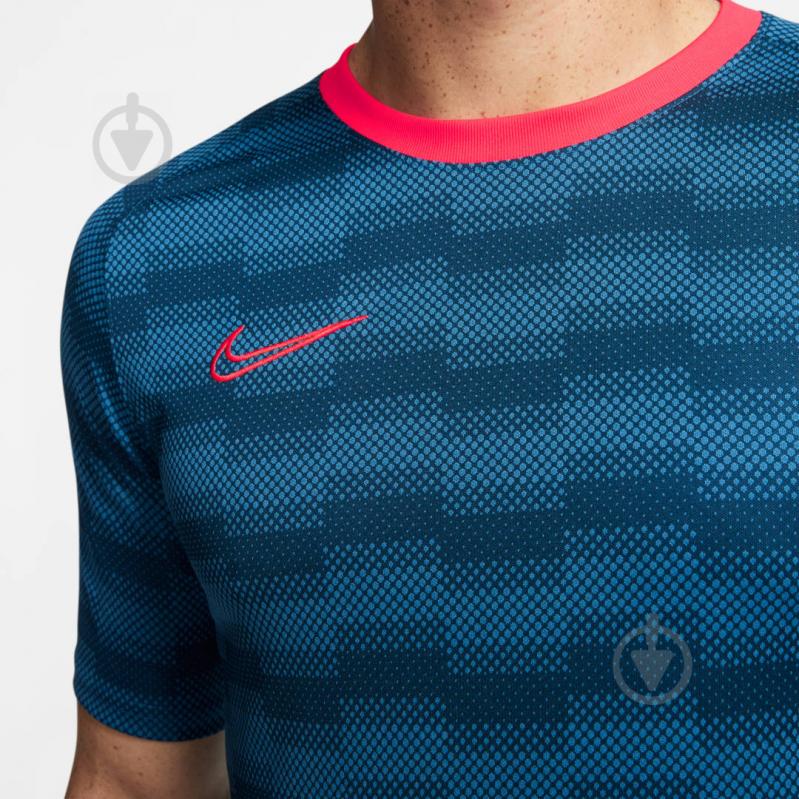 Футболка Nike M NK DRY ACDPR TOP SS GX FP CD1072-446 р.XL темно-синій - фото 3