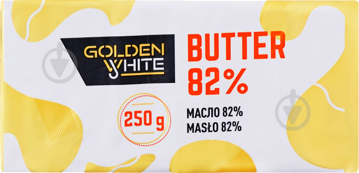 Масло Golden White несолоне вершкове 250 г 82% 3278310990169 - фото 1