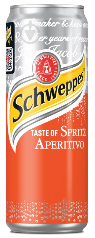 Безалкогольный напиток Schweppes сильногазированный Spritz Aperitivo 0,33 л - фото 1