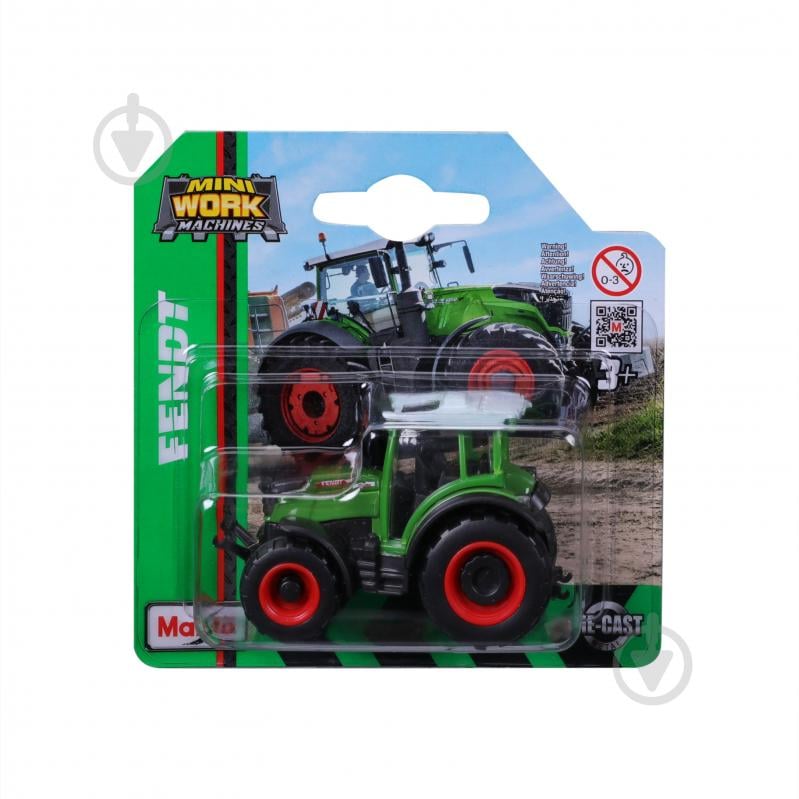 Трактор Maisto Mini Work Machine Tractors в ассортименте 1:64 15530 - фото 2