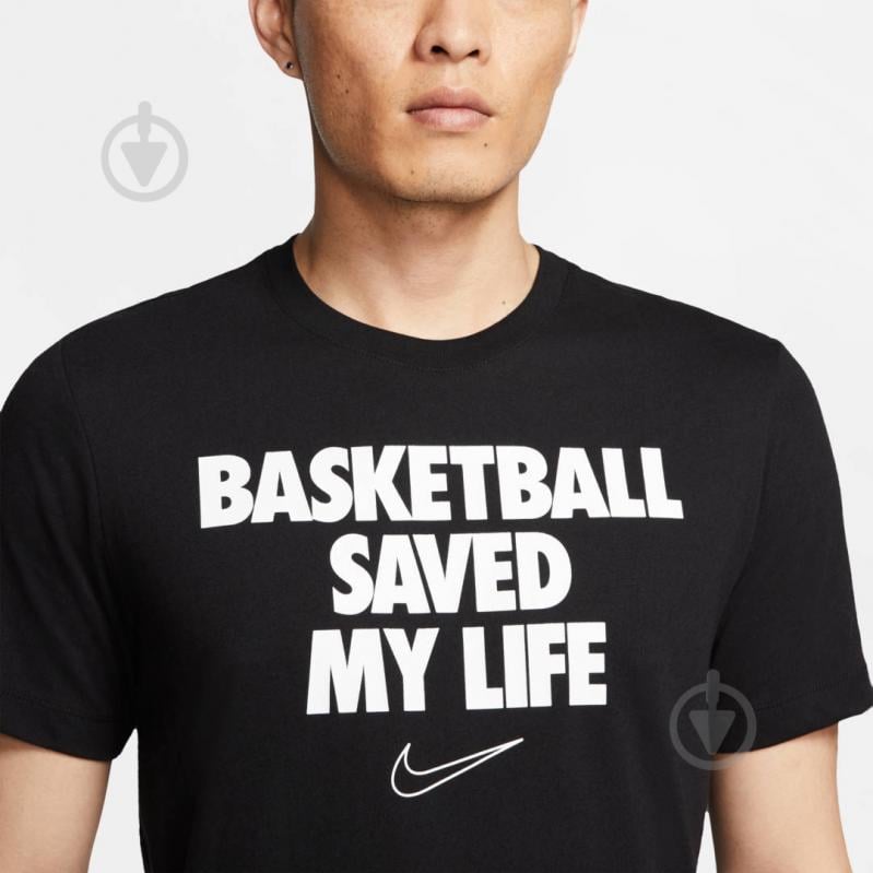 Футболка Nike M NK DRY TEE VERB MY LIFE CD1103-010 р.M чорний - фото 5