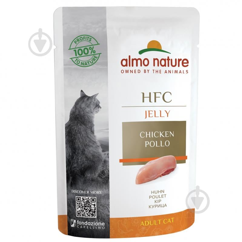 Консерва Almo Nature HFC Cat Jelly з куркою 55 г - фото 1