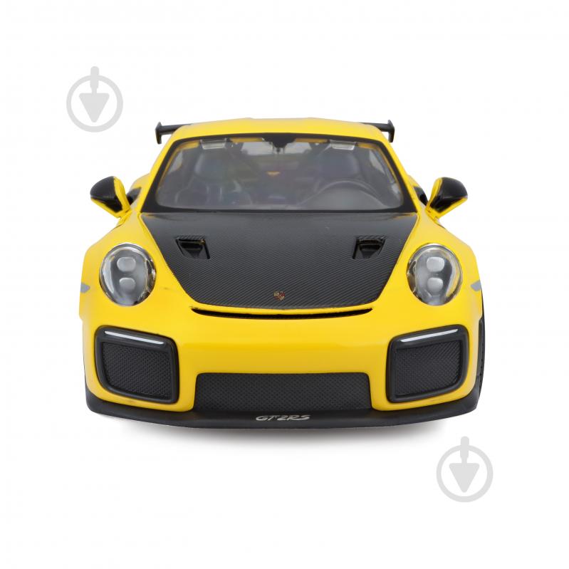 Машинка Maisto 1:24 игрушечная Porsche 911 GT2 RS 31523 yellow - фото 4