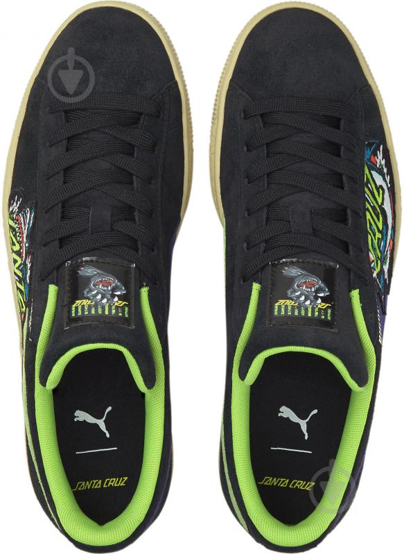 Кроссовки мужские зимние Puma Suede Santa Cruz Shark 38190501 р.43 черные - фото 5