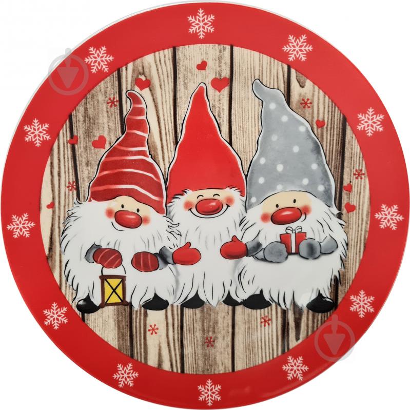 Тарілка десертна Milika Gnomes Party 20 см М0670-FT20302B - фото 1