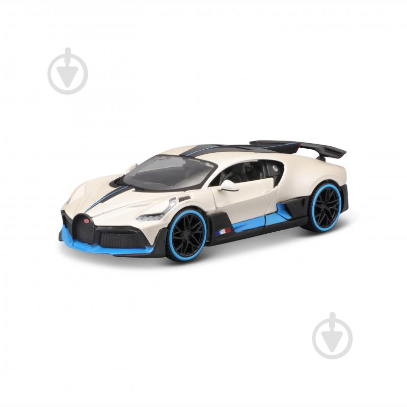 Машинка Maisto 1:24 игрушечная Bugatti Divo 31526 met. white - фото 8