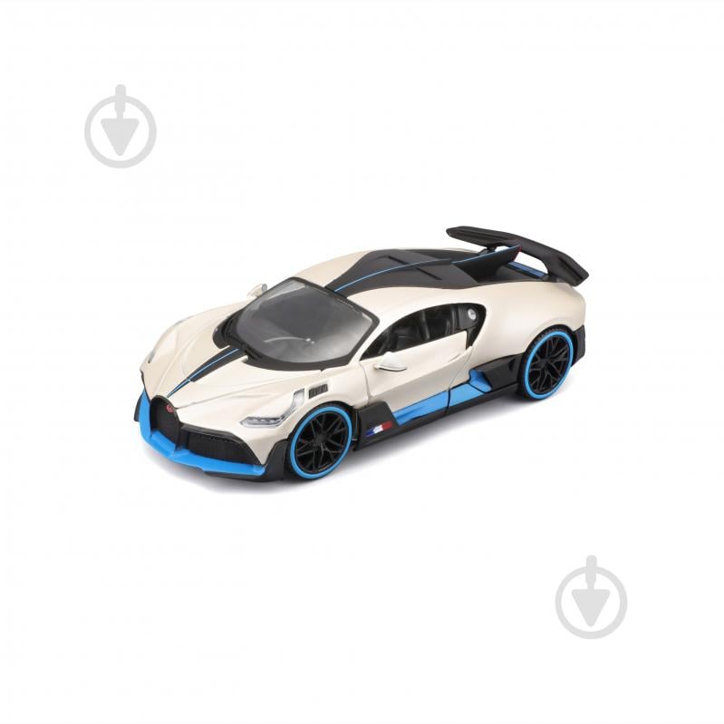 Машинка Maisto 1:24 игрушечная Bugatti Divo 31526 met. white - фото 4