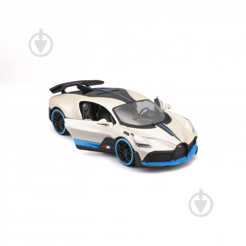 Машинка Maisto 1:24 игрушечная Bugatti Divo 31526 met. white - фото 5