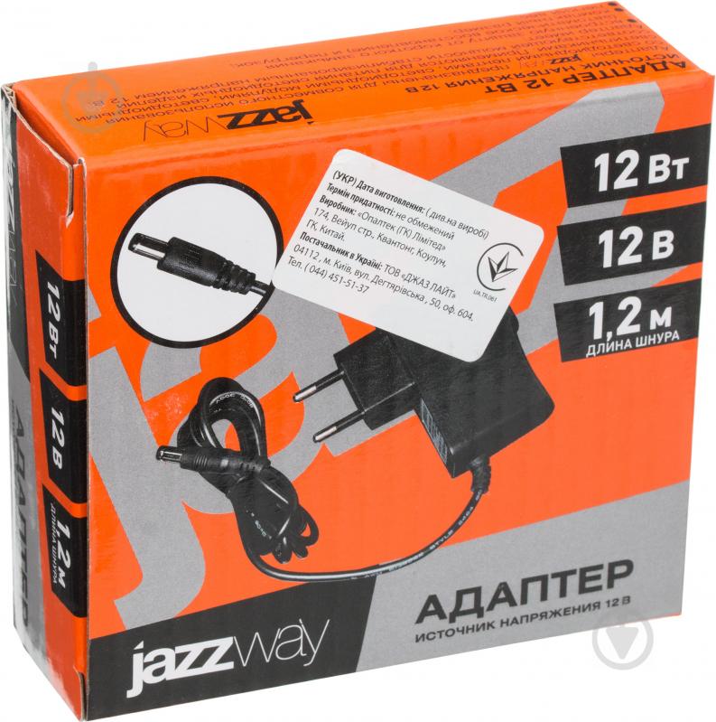 Адаптер для светодиодной ленты JAZZway 12 В 12 Вт IP20 1005946 - фото 4