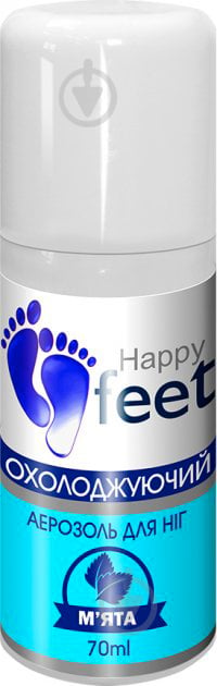 Аерозоль для ніг Happy Feet охолоджуючий м'ята 70 мл - фото 1