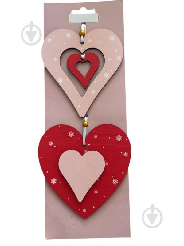 Подвес из МДФ Сердце Аплі Краплі - фото 1