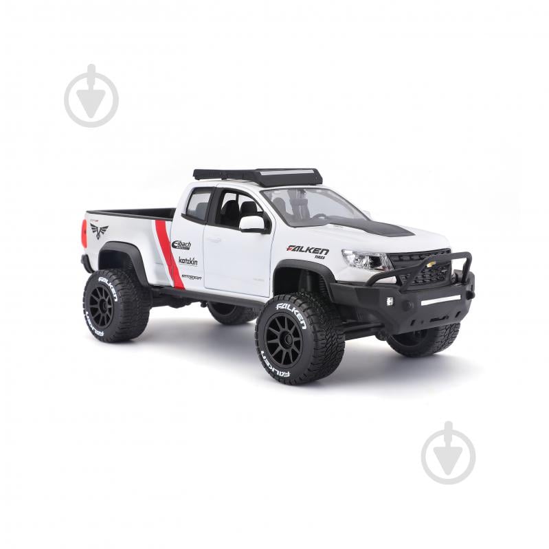 Машинка Maisto 1:24 игрушечная Chevrolet Colorado ZR2 32534 white - фото 7