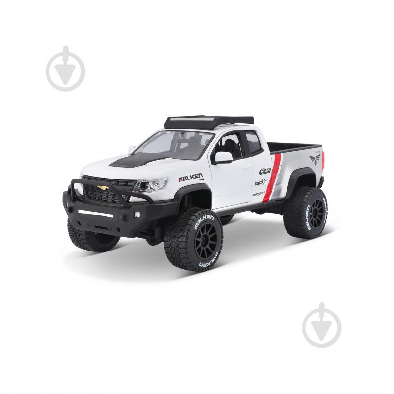 Машинка Maisto 1:24 игрушечная Chevrolet Colorado ZR2 32534 white - фото 5