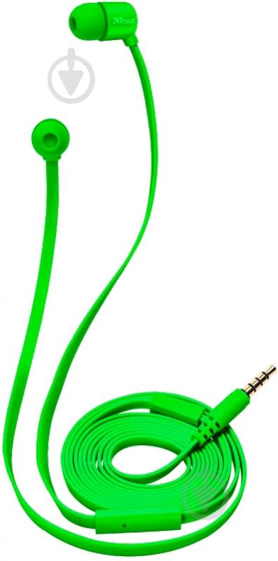 Навушники Trust Duga Full Mic Neon Green (22108) - фото 2