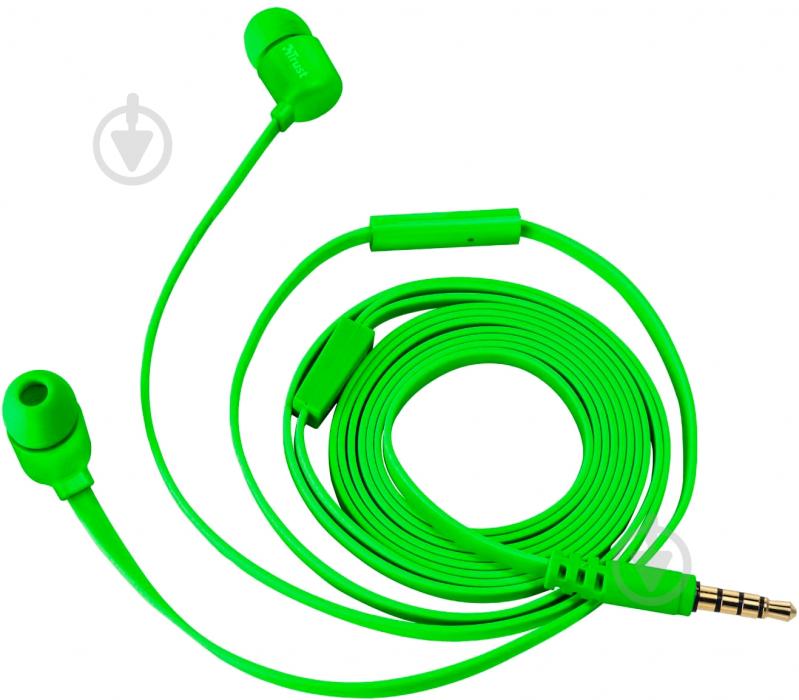 Навушники Trust Duga Full Mic Neon Green (22108) - фото 3