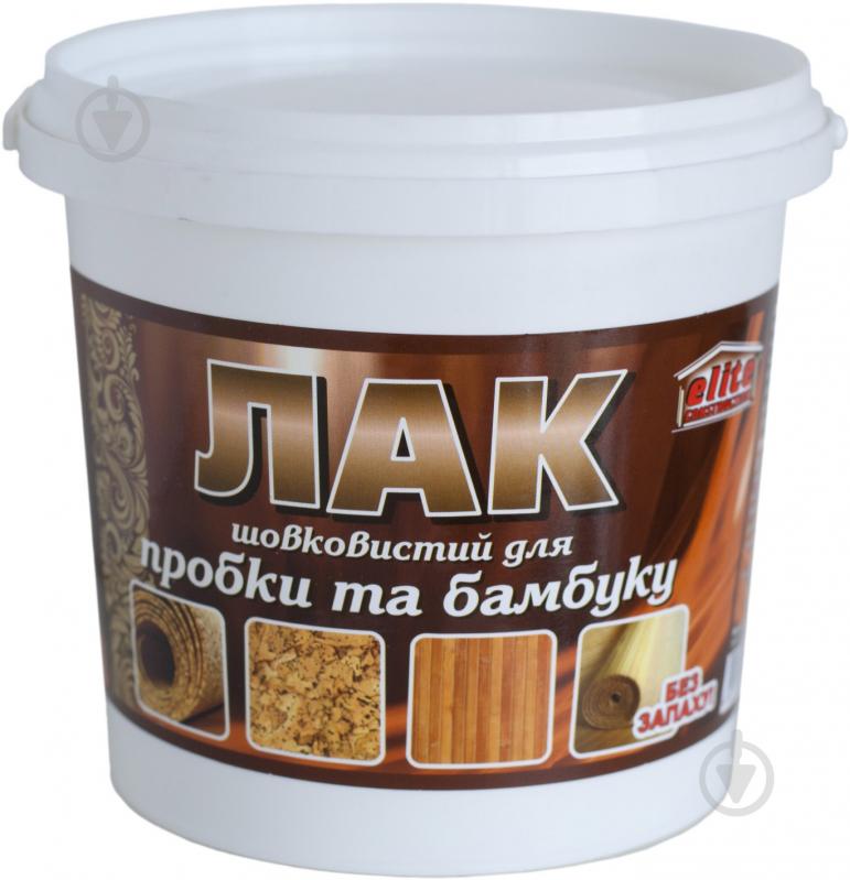 Лак для пробки и бамбука Elite Construction шелковистый мат 0,9 л - фото 2