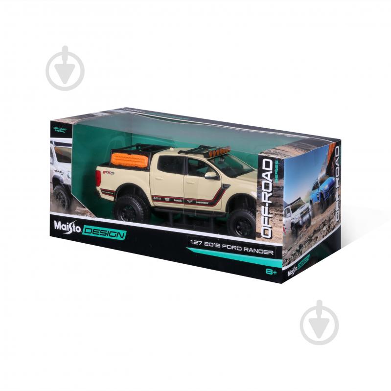 Машинка Maisto 1:24 іграшкова 2019 Ford Ranger 32540 Sand - фото 7